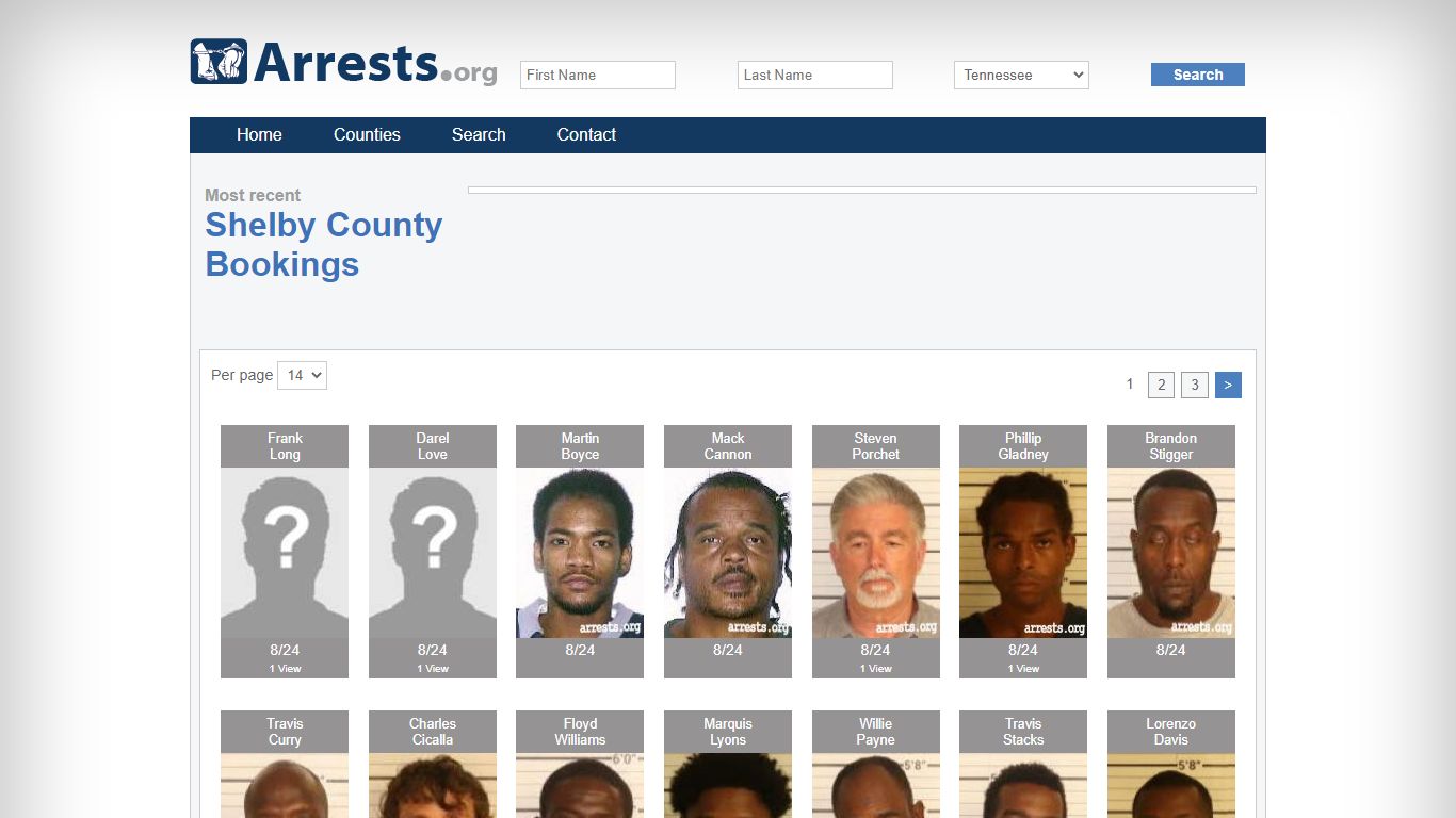 Shelby County Arrests and Inmate Search